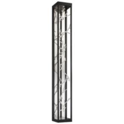 Eurofase Aerie 48&quot; High Black and Silver 6-Light LED Wall Sconce