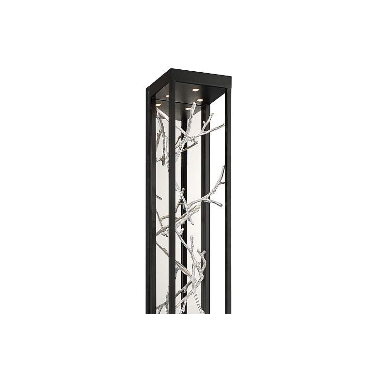 Image 2 Eurofase Aerie 48" High Black and Silver 6-Light LED Wall Sconce more views