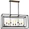 Eurofase Affilato 48"W Black Kitchen Island Light Chandelier