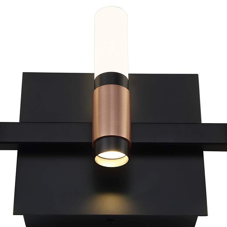 Image 3 Eurofase Albany 10 Light Vanity in Black and Brass more views