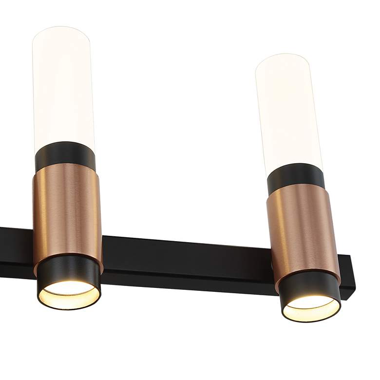 Image 5 Eurofase Albany 10 Light Vanity in Black and Brass more views