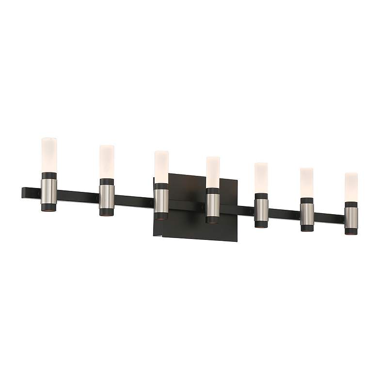 Image 4 Eurofase Albany 14 Light Vanity in Black and Nickel more views