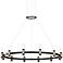 Eurofase Albany 31 1/2"W Brass Black 12-Light LED Chandelier