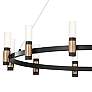 Eurofase Albany 5.25 In. x 31.50 In Integrated LED Chandelier in Black
