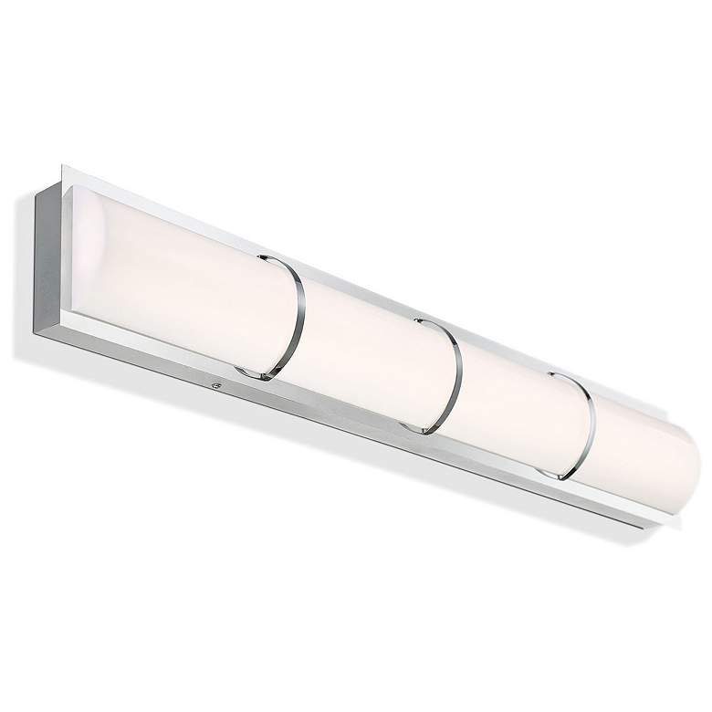 Image 1 Eurofase Almore 32 inch Wide Chrome LED Bar Bath Light