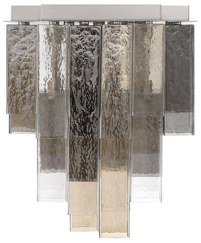 Eurofase Altesa 10-Light 17" Flush Mount, Chrome