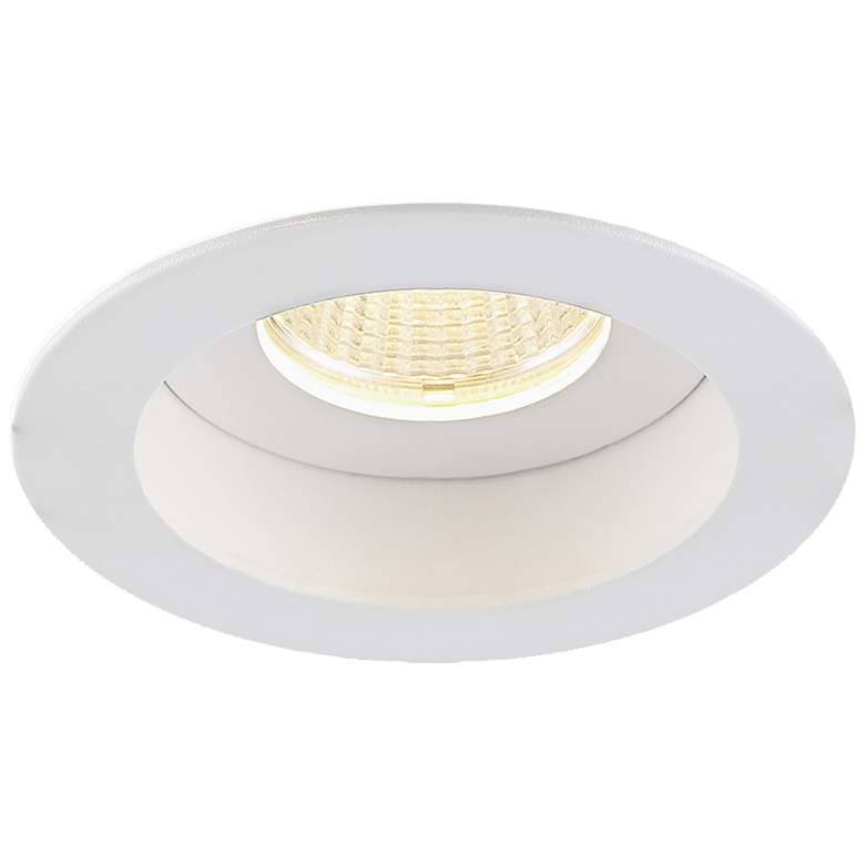 Image 1 Eurofase Amigo 3 1/4 inch White LED Round Recessed Downlight