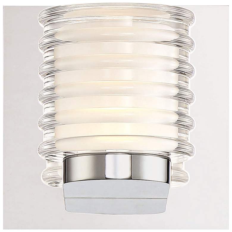 Image 1 Eurofase Ancona 5 1/4" High Chrome LED Wall Sconce