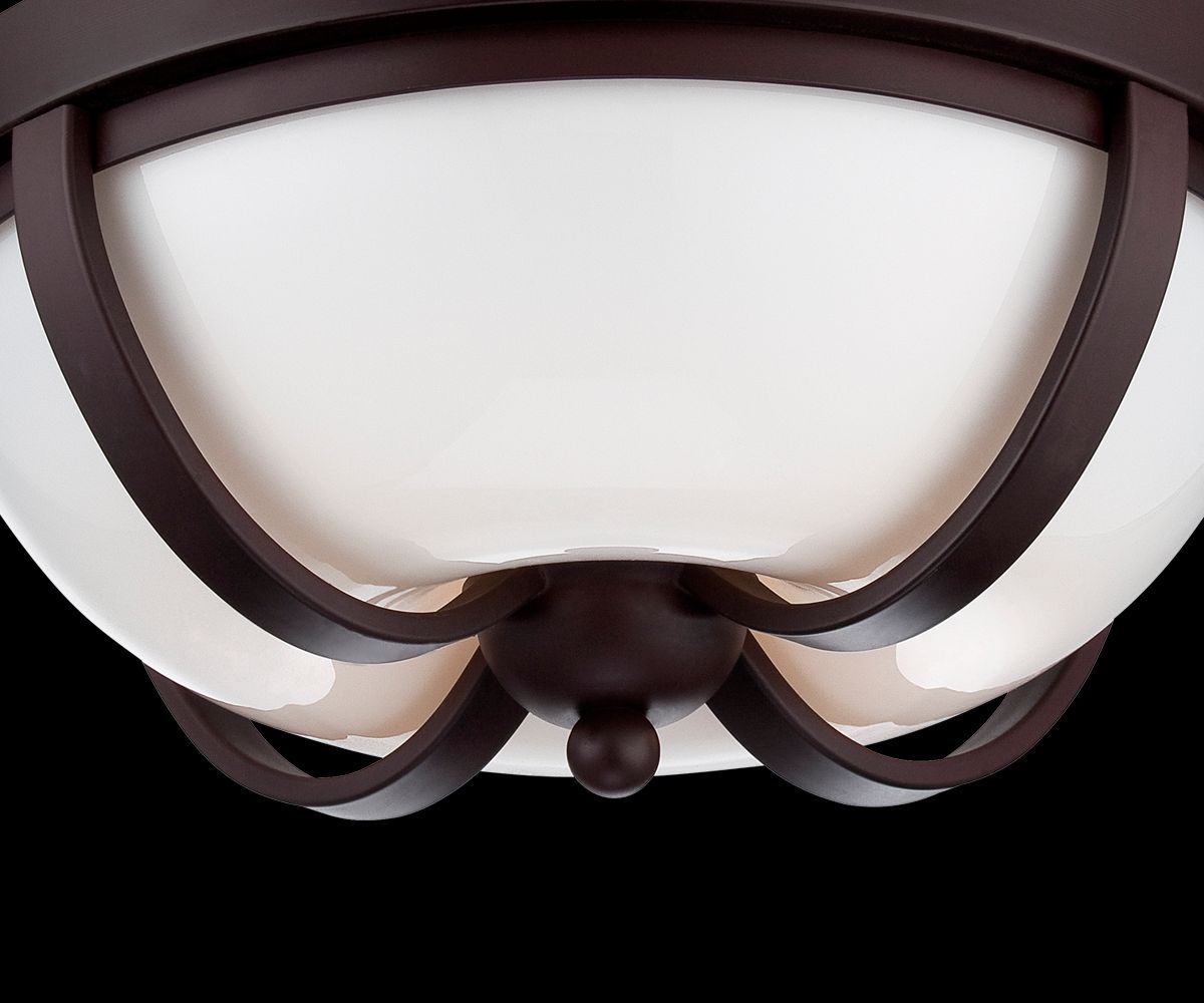 Image 2 Eurofase Andrew 5 In. x 12.50 In. Integrated LED Flushmount in Bronze more views