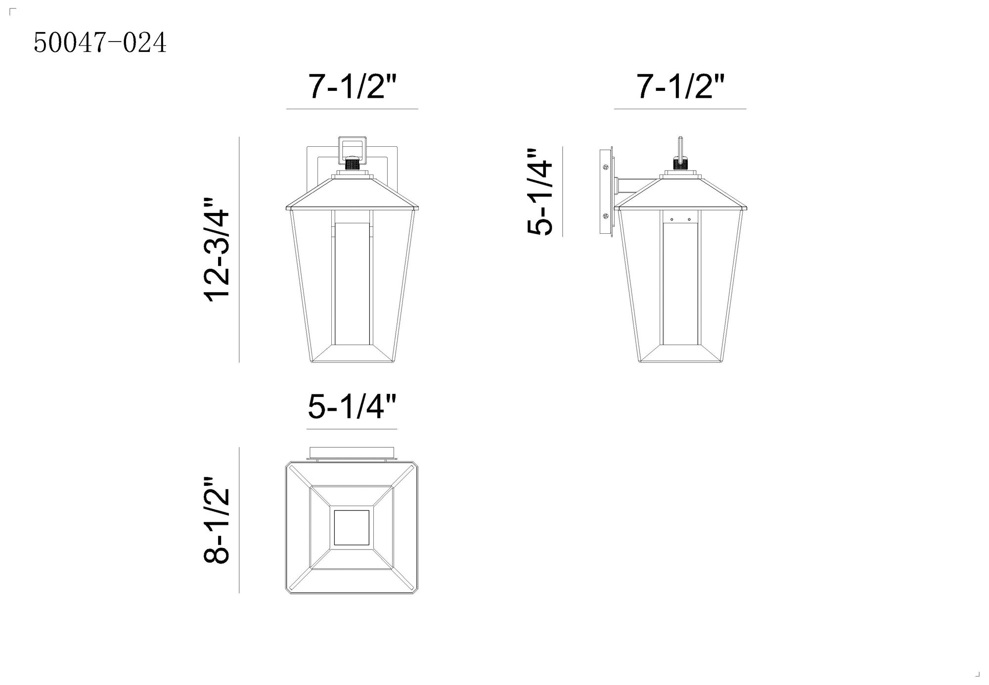 Eurofase Andson 13" Integrated LED Outdoor Wall Sconce