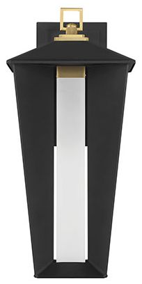 Image 4 Eurofase Andson 19" Integrated LED Outdoor Wall Sconce in Brass/Sand Black more views