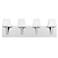 Eurofase Anglo 8 In. x 25.75 In. 4 Light Bath Bar in Chrome