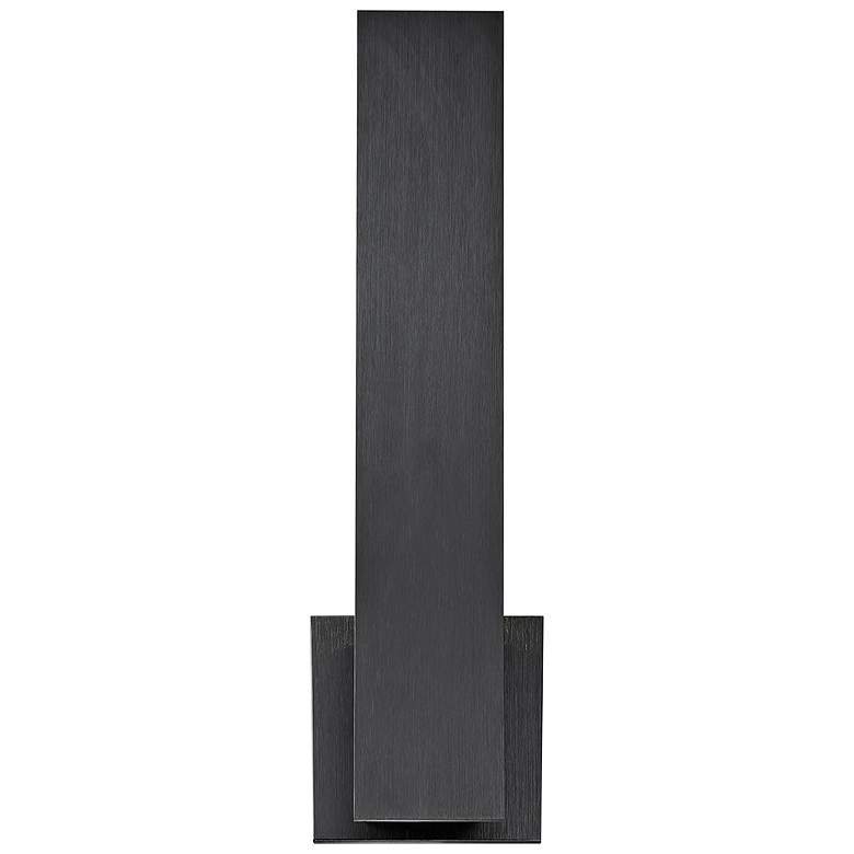 Image 1 Eurofase Annette 18 inch High Black Metal LED Wall Sconce