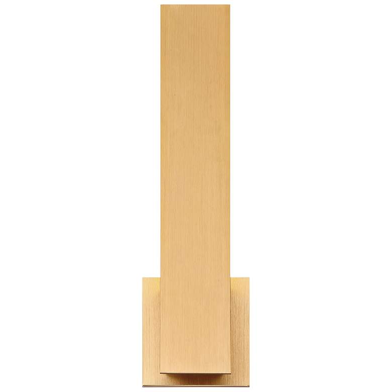 Image 1 Eurofase Annette 18" High Gold Metal LED Wall Sconce