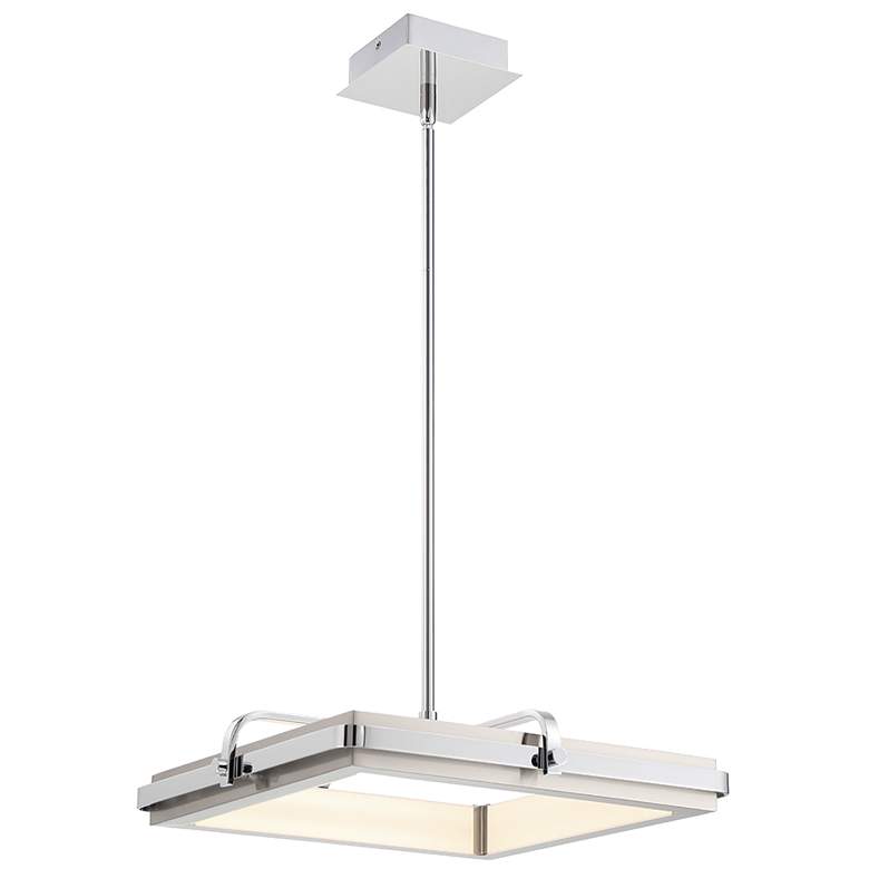 Image 1 Eurofase Annilo 4 In. x 18 In. Integrated LED Chandelier in Chrome