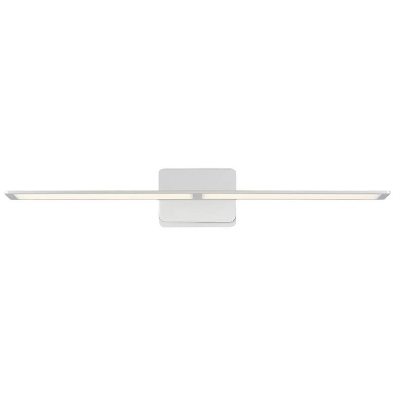 Image 1 Eurofase Anton 5 In. x 29.50 In. Integrated LED Bath Bar in Brushed Nickel