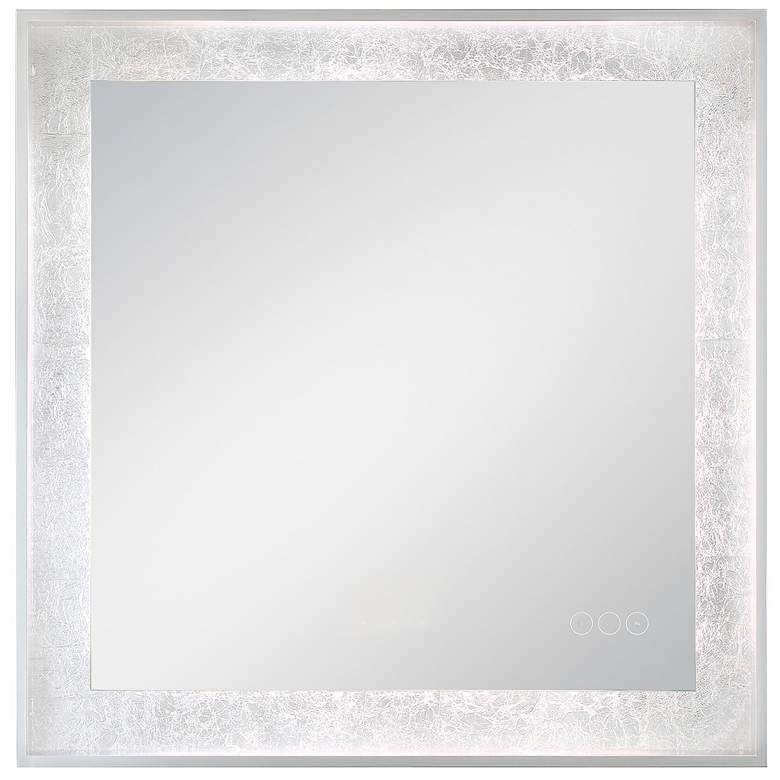 Image 1 Eurofase Anya 32" Square LED Mirror in Silver