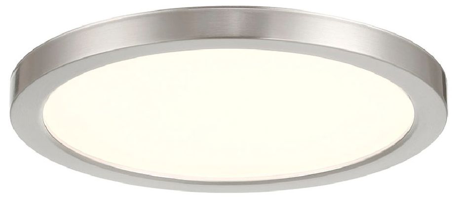 Eurofase Artemis 9 inch Round Flush Mount Ceiling Light in Brushed Nickel
