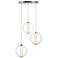 Eurofase Atomo 20 1/2" Wide Chrome 3-Light LED Pendant
