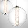 2_Eurofase Atomo 20 1/2" Wide Chrome 3-Light LED Pendant more views