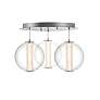 5_Eurofase Atomo 20 1/2" Wide Chrome 3-Light LED Pendant more views