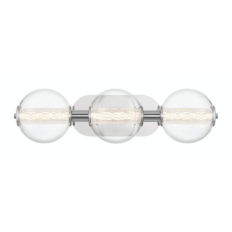Image 2 Eurofase Atomo 24 3/4" Wide Chrome 3-Light LED Bath Light more views