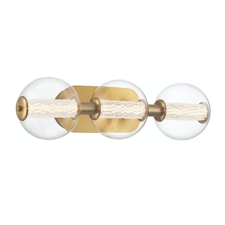 Image 4 Eurofase Atomo 24 3/4" Wide Gold 3-Light LED Bath Light more views
