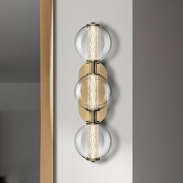 Eurofase Atomo 24 3/4" Wide Gold 3-Light LED Bath Light