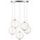 Eurofase Atomo 25 3/4" Wide Chrome LED Multi-Light Pendant