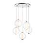 4_Eurofase Atomo 25 3/4" Wide Chrome LED Multi-Light Pendant more views