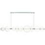 Eurofase Atomo 73 1/2" Wide Chrome LED Linear Chandelier