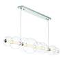 Eurofase Atomo 73 1/2" Wide Chrome LED Linear Chandelier