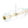 4_Eurofase Atomo 73 1/2" Wide Gold LED Linear Chandelier more views