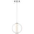 Eurofase Atomo 8 3/4" Wide Chrome LED Globe Mini Pendant