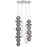 1_Eurofase Atomo, Chandelier, 4-Light, 50", Chrome, Mixed Glass