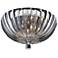 Eurofase Aurora 11 3/4"W Scalloped Glass Ceiling Light