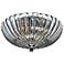 Eurofase Aurora 15 3/4"W Scalloped Glass Ceiling Light