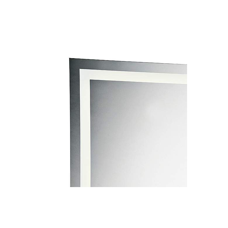 Image 2 Eurofase Back-Lit 55" x 35 1/2" Oversized LED Wall Mirror more views