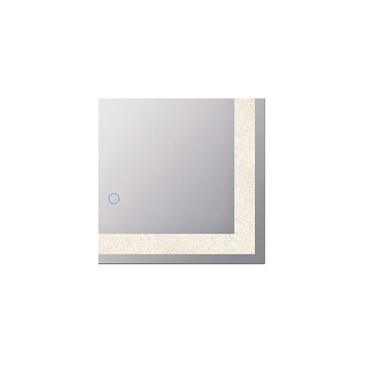 Image 2 Eurofase Back-Lit Chrome 21 1/2" x 31 1/2" LED Wall Mirror more views