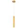 Eurofase Baldwin 2" Wide Gold Tube LED Mini Pendant