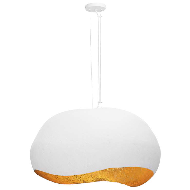Image 1 Eurofase Baleia 36" Wide Matte White Pendant Light