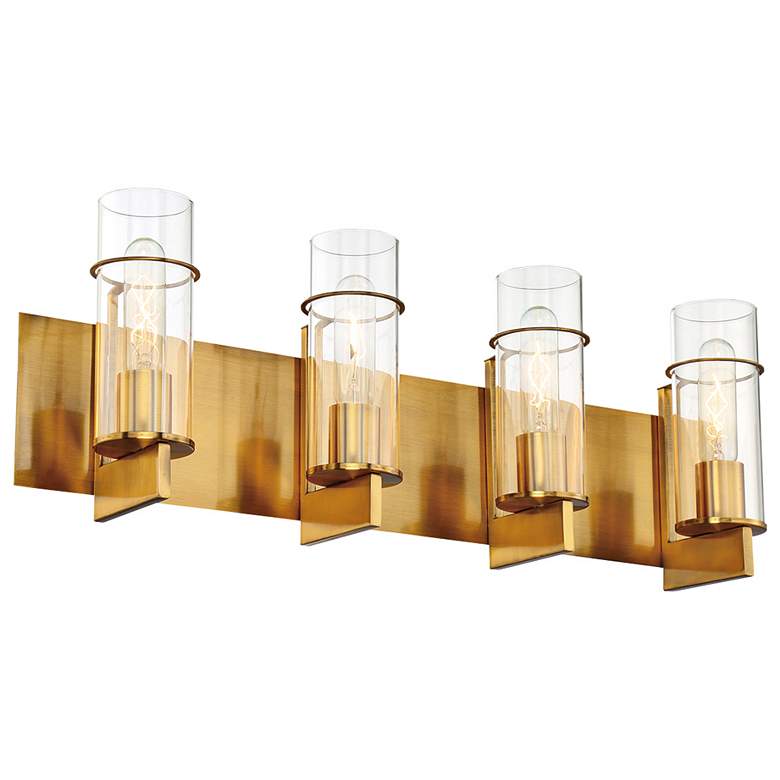 Image 3 Eurofase Baritone 26" Wide Gold LED Vanity Bath Light more views