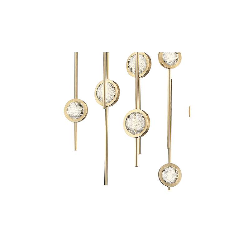 Image 2 Eurofase Barletta 23.50 In. x 12 In. Integrated LED Chandelier in Brass more views