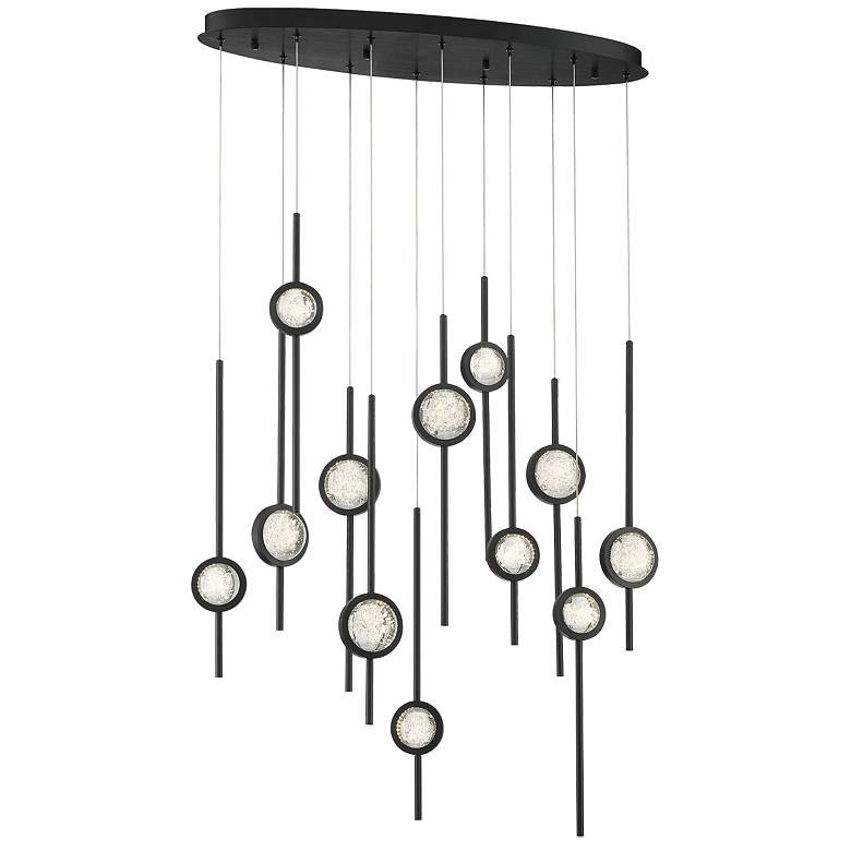 Image 1 Eurofase Barletta 23.50 In. x 12 In. LED Chandelier in Chrome