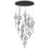 Eurofase Barletta 23.50 In. x 32 In. Integrated LED Chandelier in Black