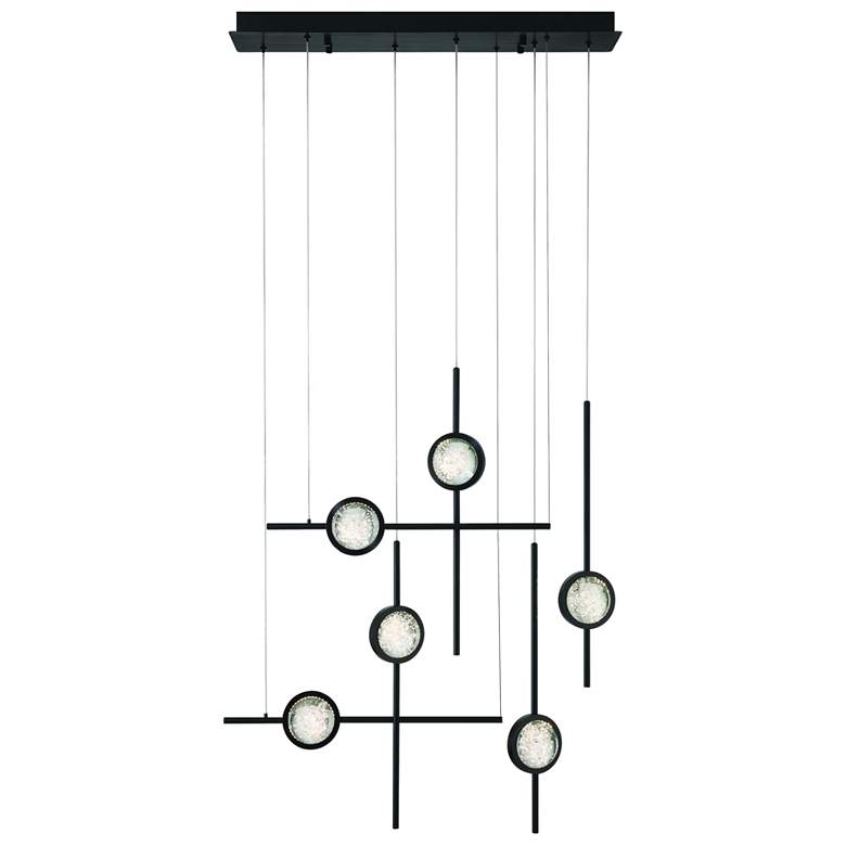 Image 1 Eurofase Barletta 32" LED Chandelier Black
