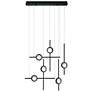 Thumbnail1 of Eurofase Barletta 32" LED Chandelier Black