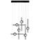 Eurofase Barletta 32" LED Chandelier Black