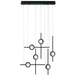 Eurofase Barletta 32" LED Chandelier  Black