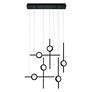 Thumbnail2 of Eurofase Barletta 32" LED Chandelier Black more views
